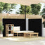 sammenrullelig sidemarkise 120 x 1000 cm sort