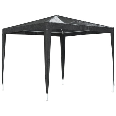 festtelt 2,5x2,5 m 90 g/m² antracitgrå