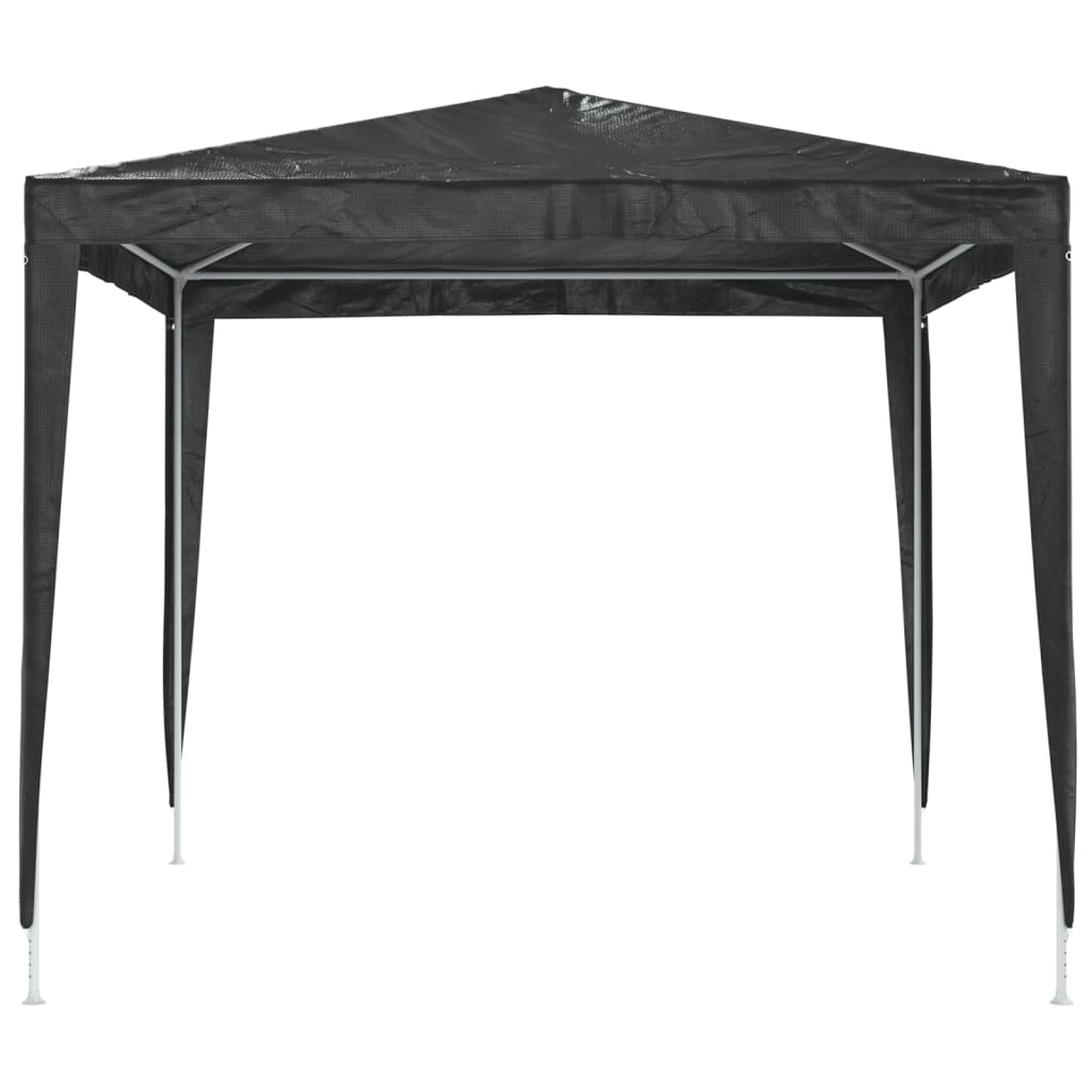 festtelt 2,5x2,5 m 90 g/m² antracitgrå