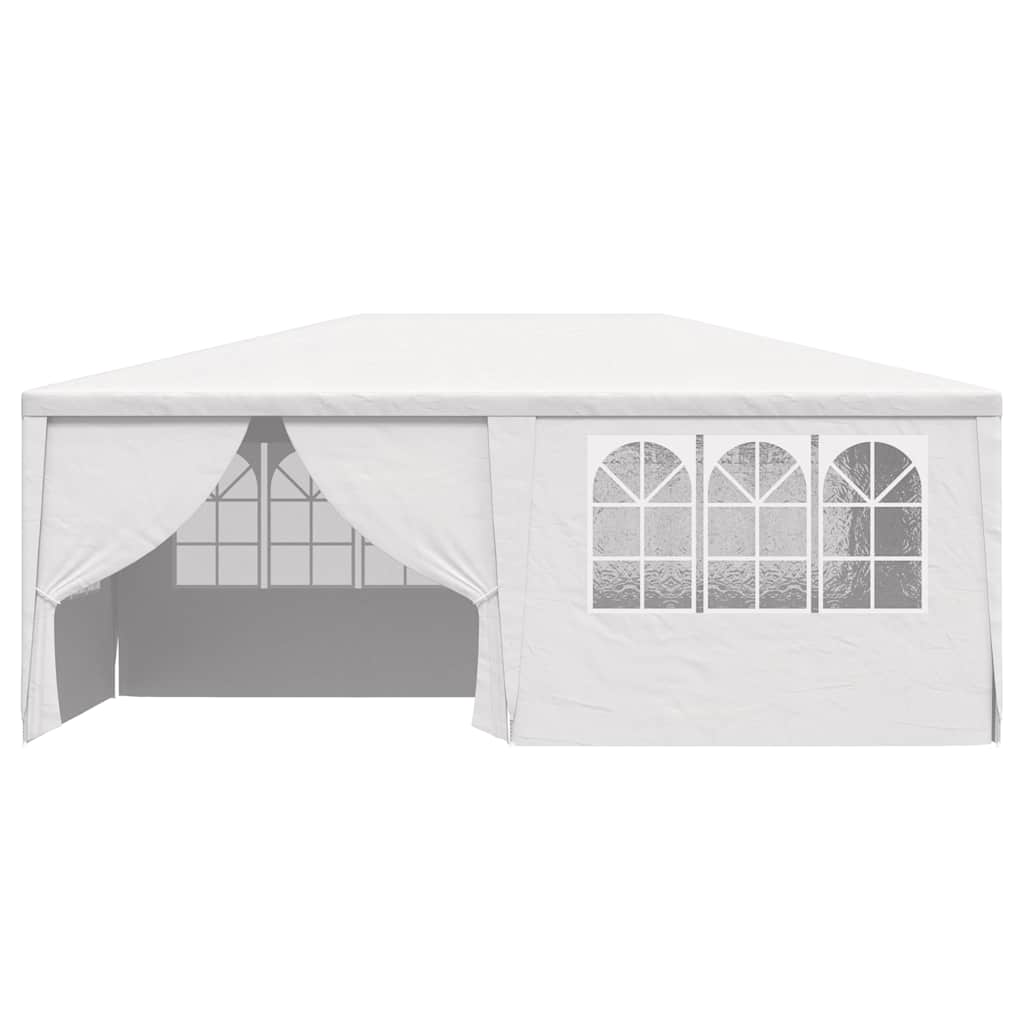 festtelt med sidevægge 4x6 m 90 g/m² hvid