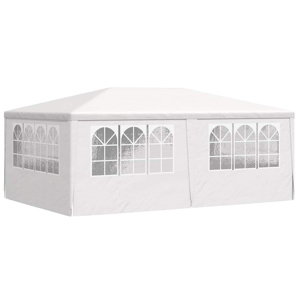 festtelt med sidevægge 4x6 m 90 g/m² hvid
