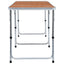 foldbart campingbord aluminium 240 x 60 cm