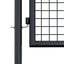 havelåge i net galvaniseret stål 100x150 cm grå