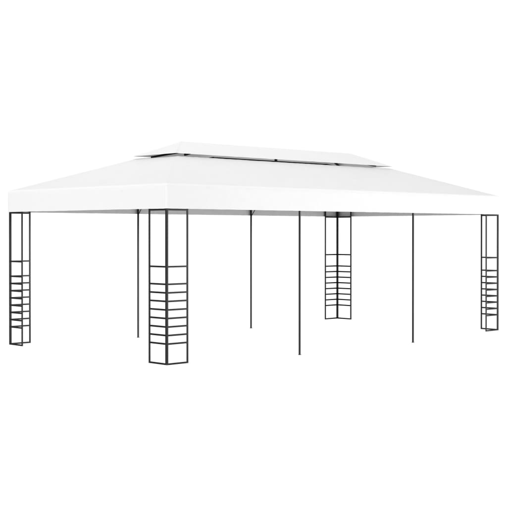 pavillontelt 6x3 m hvid