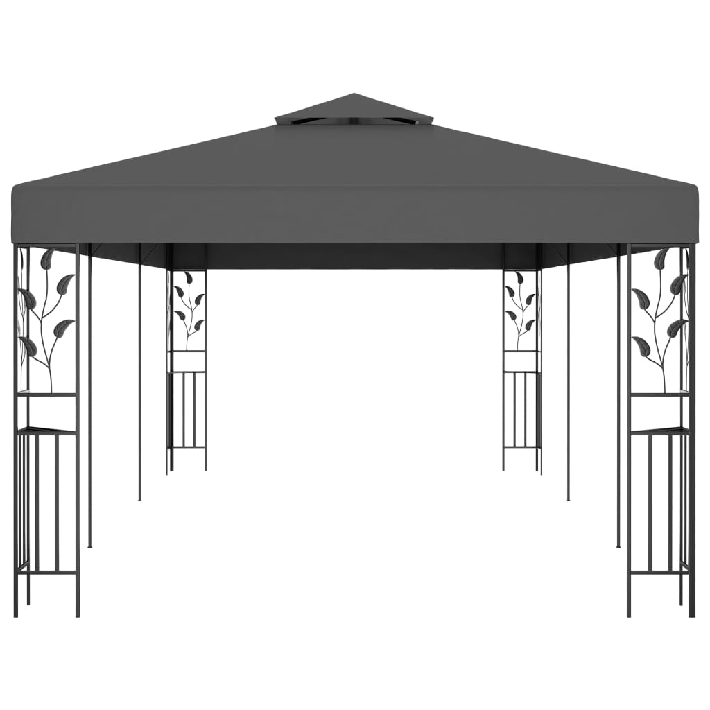 pavillon 3x6 m antracitgrå