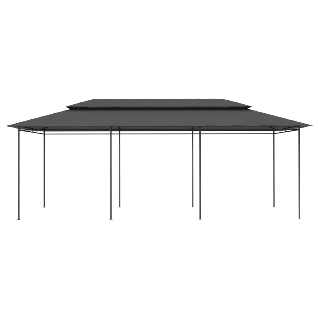 havepavillon 600x298x270 cm antracitgrå