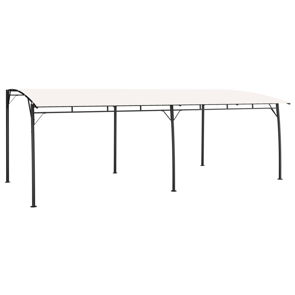 fritstående markise 6x3x2,55 m cremefarvet