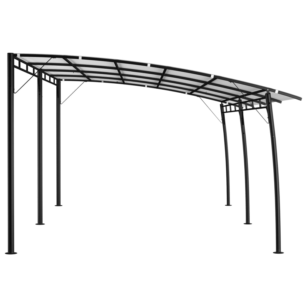 fritstående markise 6x3x2,55 m cremefarvet