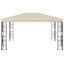 pavillon 3x4 m cremefarvet