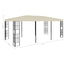 pavillon 3x6 m cremefarvet