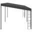vægmonteret pavillon 3x6 m stof antracitgrå