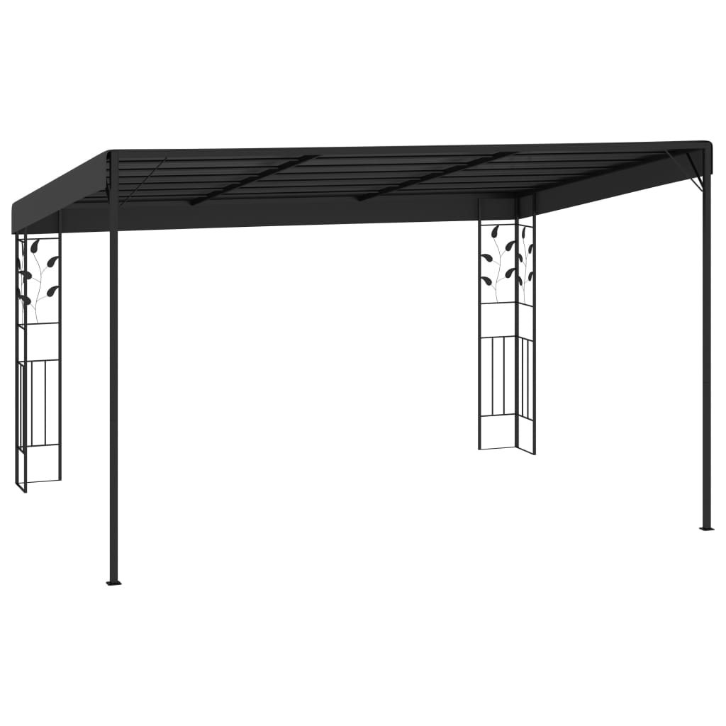 vægmonteret pavillon 4x3x2,5 m antracitgrå