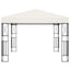 pavillon 3x3 m stof cremefarvet