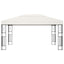 pavillon 3x4 m stof cremefarvet