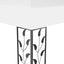 pavillon med dobbelttag 3x4 m hvid