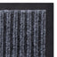 dørmåtte grå 117x220 cm PVC