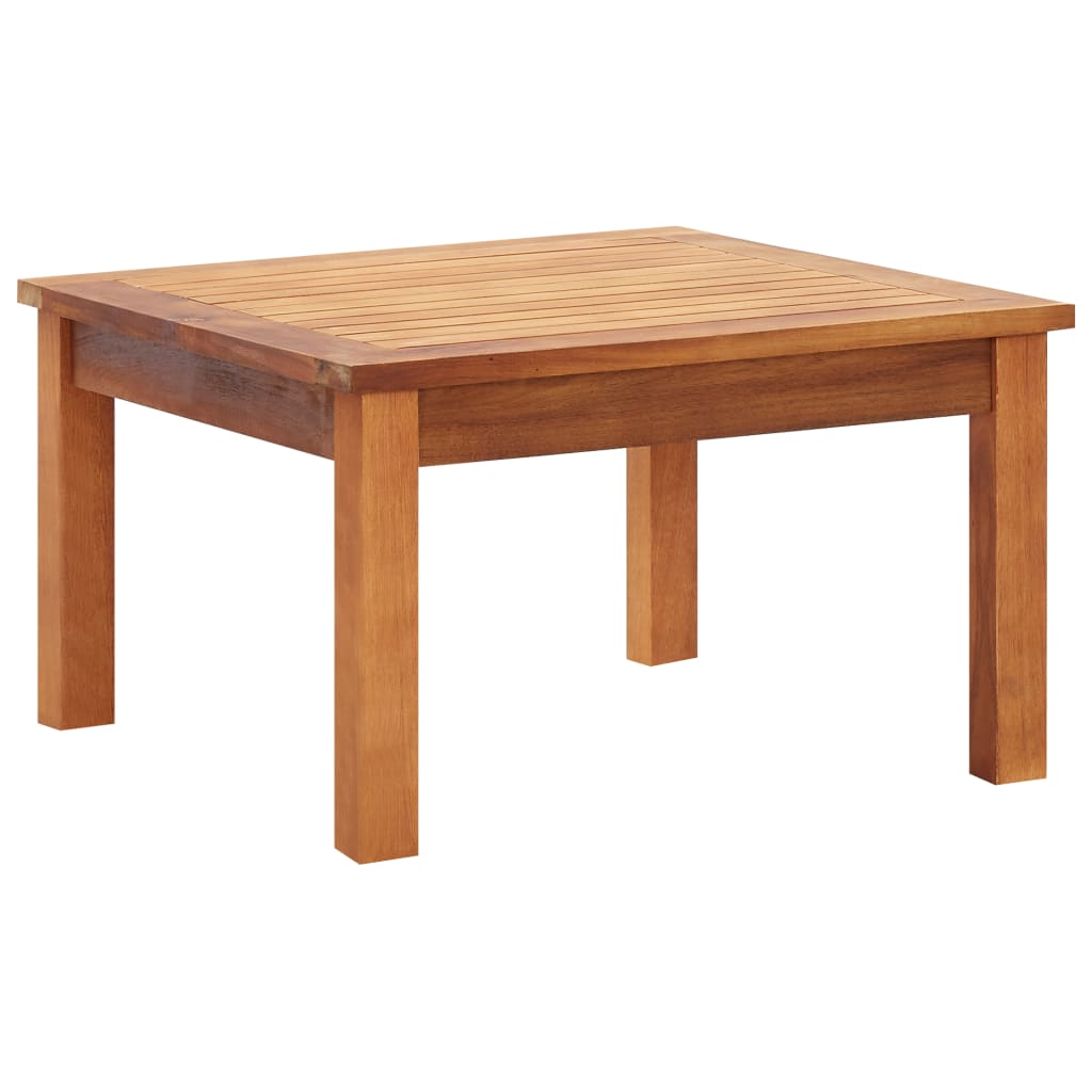 havesofabord 60x60x36 cm massivt akacietræ billede
