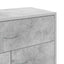 skænk 60x30x75 cm konstrueret træ betongrå