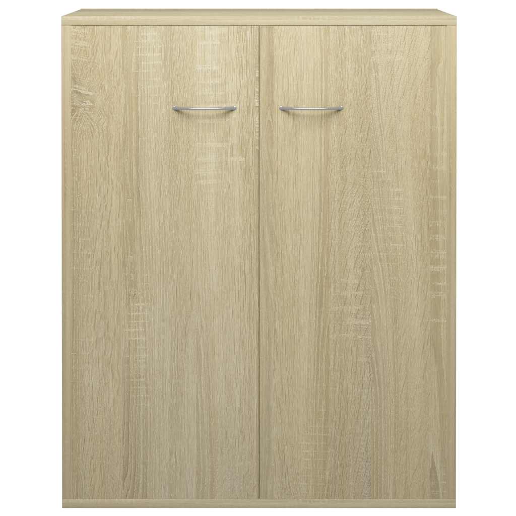 skænk 60x30x75 cm konstrueret træ sonoma-eg