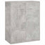 skænk 60x30x75 cm konstrueret træ betongrå