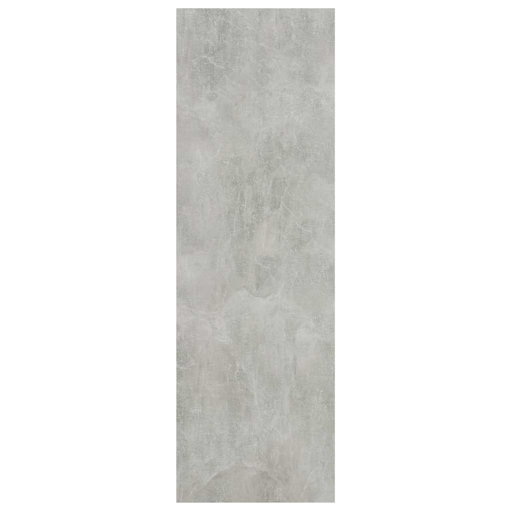 bogreol 40x24x75 cm konstrueret træ betongrå
