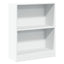 bogreol 60x24x76 cm konstrueret træ hvid