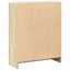 bogreol 60x24x76 cm konstrueret træ sonoma-egetræsfarvet