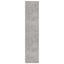 bogreol med 3 hylder 60x24x109 cm konstrueret træ betongrå
