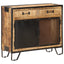 skænk 80x31x71 cm massivt ru mangotræ