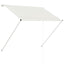 foldemarkise 100x150 cm cremefarvet