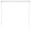 foldemarkise 100x150 cm cremefarvet