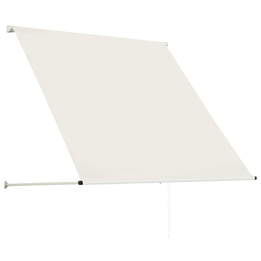 foldemarkise 100x150 cm cremefarvet