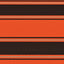 foldemarkise 200x150 cm orange og brun