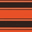 foldemarkise 250x150 cm orange og brun