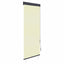 udendørs rullegardin 60x250 cm cremefarvet