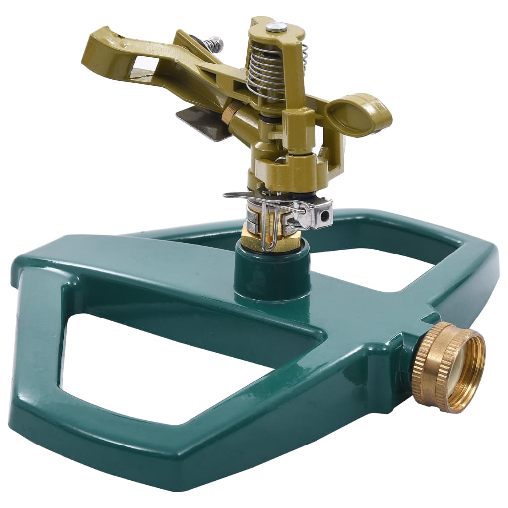 roterende sprinkler 21x22x13 cm metal grøn