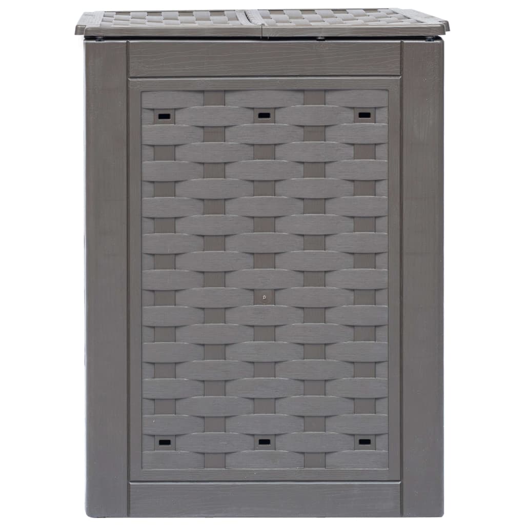 kompostbeholdere 2 stk. 60 x 60 x 83 cm 600 l brun