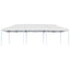 foldbart pop-op-festtelt 3 x 9 m hvid