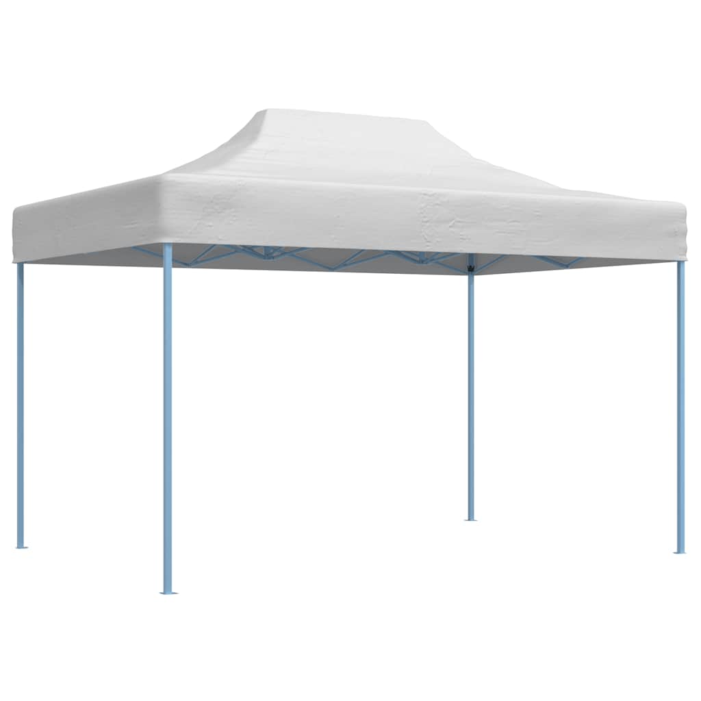 Festtelte 13 pcs Hvid med Blå Ramme Oxford stof