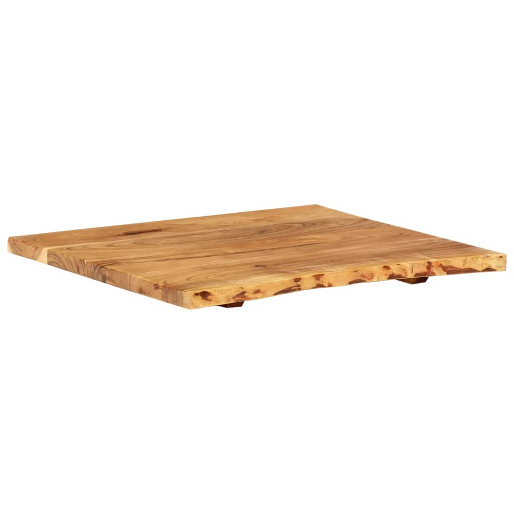 bordplade til toiletbord 58x52x2,5 cm massivt akacietræ