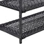 skoreol 50x30x120 cm polyrattan sort