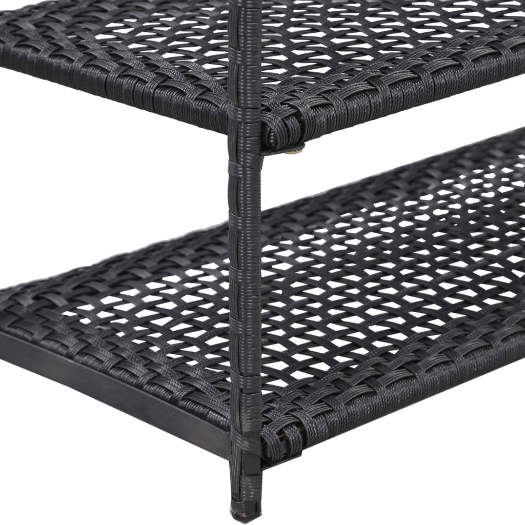 skoreol 50x30x120 cm polyrattan sort
