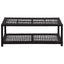 skobænk 80x40x30 cm polyrattan sort