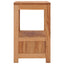 sengebord 40x30x50 cm massivt teaktræ