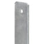 hegnspløkker 6 stk. 7x6x60 cm galvaniseret stål sølvfarvet