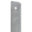 hegnspløkker 6 stk. 14x6x60 cm galvaniseret stål sølvfarvet