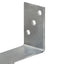 hegnspløkker 6 stk. 7x6x30 cm galvaniseret stål sølvfarvet