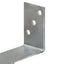 hegnspløkker 6 stk. 9x6x30 cm galvaniseret stål sølvfarvet