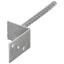 hegnsankre 12 stk. sølv 8x6x30 cm galvaniseret stål
