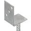 hegnsankre 12 stk. sølv 8x6x30 cm galvaniseret stål